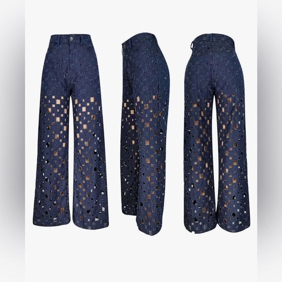 Midnight Glow Cut-Out Pants - Picture 6 of 7